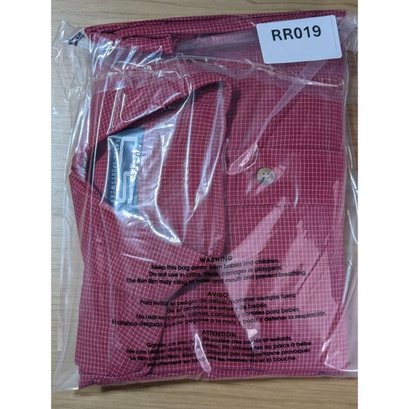 Wisconsin Badgers Crable Sportswear NCAA Red Checkered Mens Med Button-Up Shirt - Picture 14 of 14